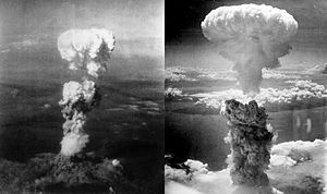 Atomic bombs_Hiroshima L-Nagasaki R