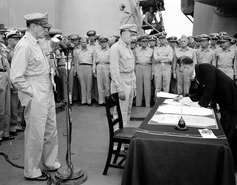 Japan Surrenders on USS Missouri