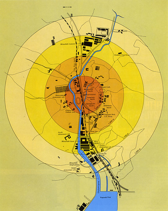 Ww2 Nagasaki Map
